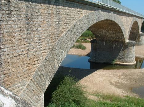 Gannay-sur-Loire - Pont routier sur la Loire (RD196) - Travée en rive gauche
