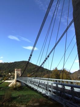 Pont de Confolent - Tablier et suspension