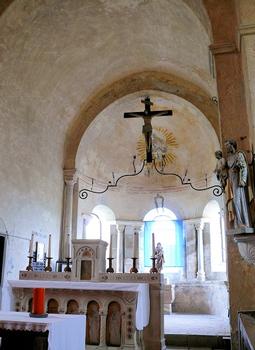 Montverdun - Eglise prieurale Saint-Pierre et Saint-Porchaire - Eglise - Choeur, abside