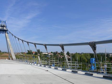 Saint-Just-Saint-Rambert - Grand pont sur la Loire - Suspension