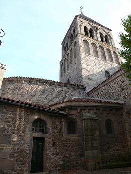 Saint-Just-Saint-Rambert - Eglise Saint-Rambert - Abside, absidiole et tour-clocher