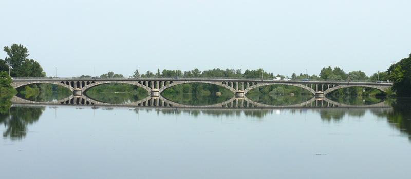 Pont de Feurs - Vu de l'amont