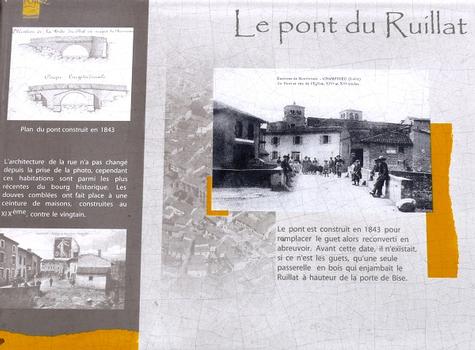 Champdieu - Pont du Ruillat - Panneau d'information