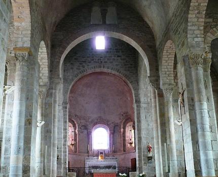 Champdieu - Eglise priorale Saint-Domnin - Nef