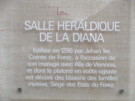 Montbrison - La Diana - Panneau d'information