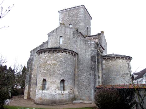 Germigny-des-Près - Oratoire carolingien - Le chevet et la chapelle Nord