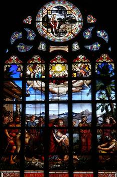 Montargis - Eglise de la Madeleine - Vitrail: retour de l'enfant prodigue