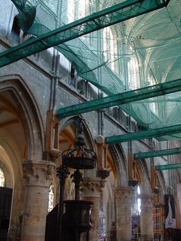 Louviers - Eglise Notre-Dame - Nef en cours de restauration