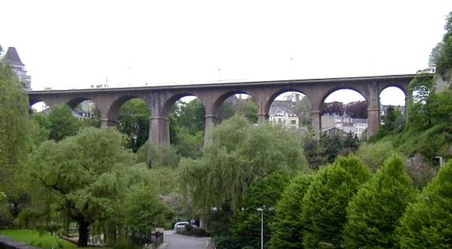 Viaduc routier sur la Pétrusse, Luxembourg
