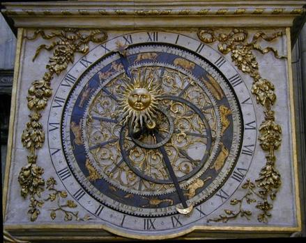 Primatiale Saint-Jean-Baptiste de Lyon.Cadran horloge