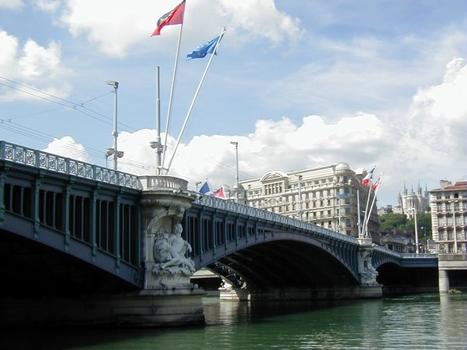 Pont Lafayette à Lyon.Côté amont