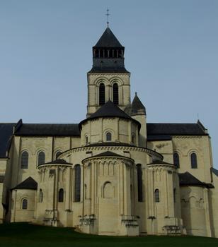 Abbaye royale de Fontevrauld - Chevêt de l'abbatiale