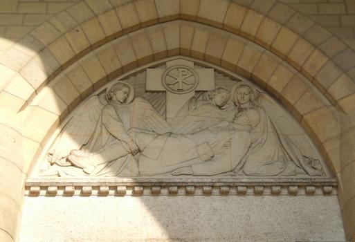 Dormans - Mémorial des Batailles de la Marne 1914 - 1918 - Tympan du portail de la chapelle haute