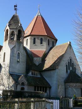 Reims - Eglise Saint-Nicaise à la cité-jardin du Chemin-Vert