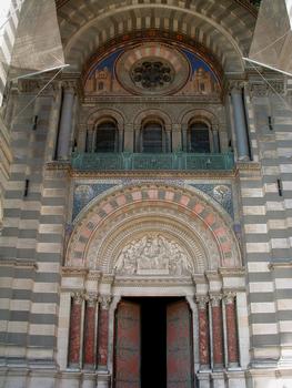 Marseille - Cathédrale Sainte-Marie-Majeure - Portail principal