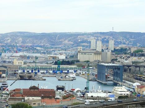 Port autonome de Marseille - Vue vers le nord