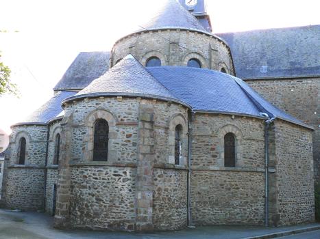 Mayenne - Eglise Saint-Martin - Chevet