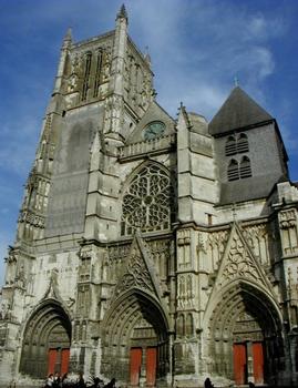 Cathédrale Saint-Etienne de Meaux.Façade occidentale