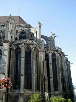 Cathédrale Saint-Etienne de Meaux.Chevet