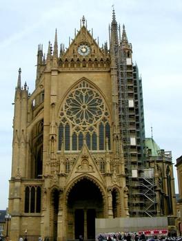 Cathédrale Saint-Etienne à Metz.açade occidentale