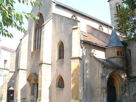 Eglise Saint-Eucaire, Metz.Façade occidentale