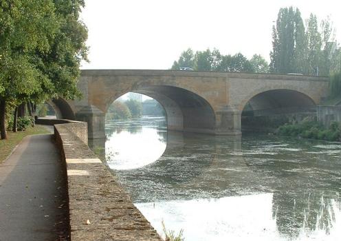 Pont des grilles, Metz.Côté amont
