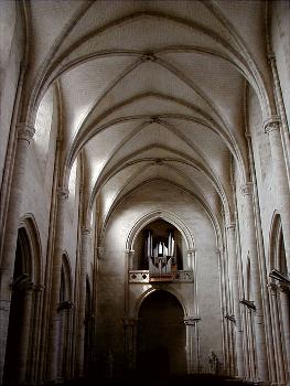 Meung-sur-Loire - Collégiale Saint-Liphard - Nef et orgue
