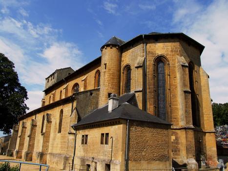 Longuyon - Eglise Sainte-Agathe - Ensemble vu du chevet
