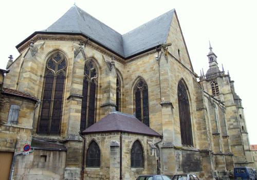 Bar-le-Duc - Eglise Saint-Etienne (ancienne Collégiale Saint-Pierre) - Vue de l'abside