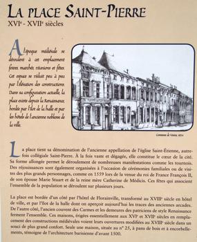 Bar-le-Duc - Hôtel particulier, 8 place Saint-Pierre - Panneau d'information