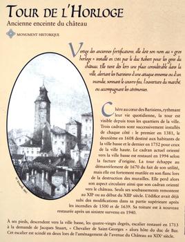 Bar-le-Duc - Tour de l'Horloge - Panneau d'information