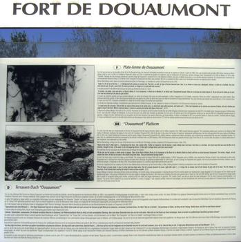 Fort de Douaumont - Panneau d'information
