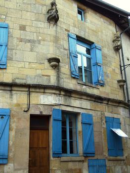 Bar-le-Duc - Maison de Jean Preudhomme (16 rue Chavée) - Façade