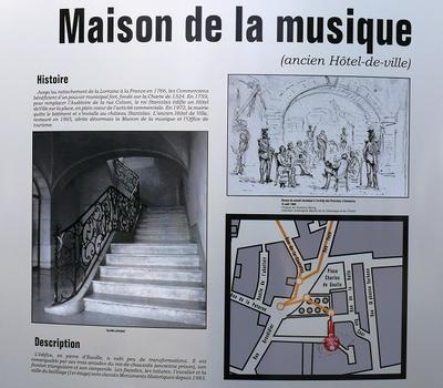 Commercy - Maison de la musique - Panneau d'information