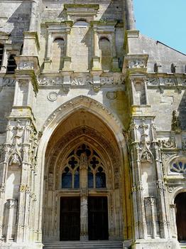 Rembercourt-aux-Pots - Eglise Saint-Louvent - Façade occidentale - Portail central