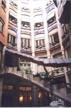 Casa Milà.Escalier extérieur