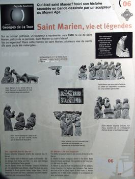 Vic-sur-Seille - Eglise Saint-Marien - Panneau d'information