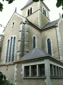Cheminot - Eglise Saint-Maurice - Chevet et bras nord du transept