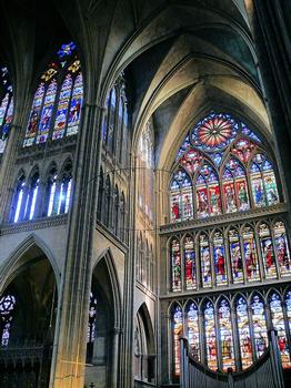 Metz - Cathédrale Saint-Etienne - Croisée du transept sud