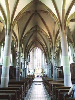 Zetting - Eglise Saint-Marcel - Nef