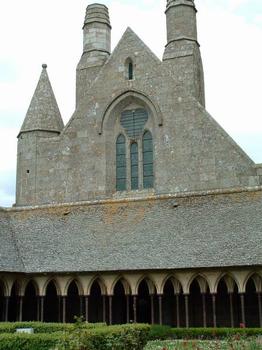 Le Mont Saint-MichelAbbaye - Cloître et réfectoire des moines - Extérieur: Le Mont Saint-Michel Abbaye - Cloître et réfectoire des moines - Extérieur