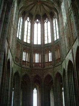 Le Mont Saint-MichelAbbaye - Eglise - Choeur gothique