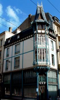 Nancy Art Nouveau - Ancienne graineterie Génin-Louis (1901) - 2 rue Bénit - Ensemble