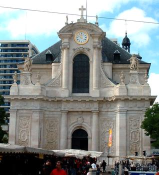 Nancy - Eglise Saint-Sébastien - Façade baroque