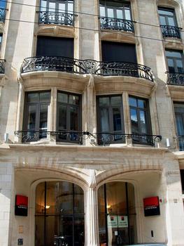 Nancy Art Nouveau - Ancien immeuble Henri Aimé (1903) - 42-44 rue Saint-Dizier - Façade