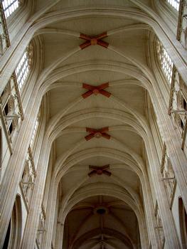 Nantes - Cathédrale Saint-Pierre-et-Saint-Paul - Chevet - Voûte de la nef