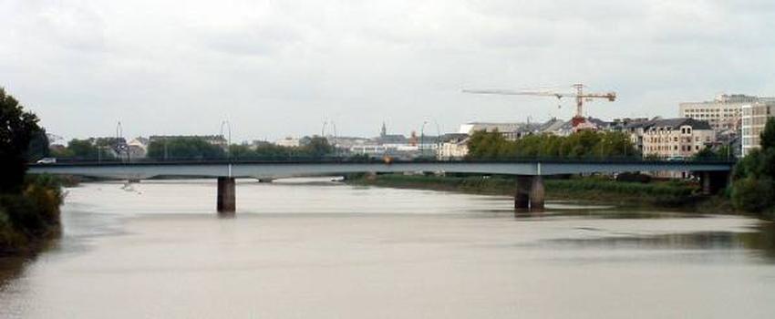 Pont Aristide-Briand, Nantes.Ensemble côté amont