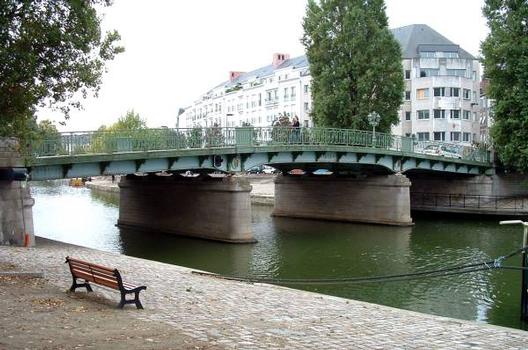 Pont Saint-Mihiel, Nantes.Ensemble côté amont