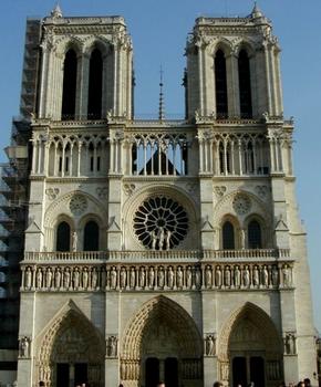 Notre Dame de Paris.Western façade