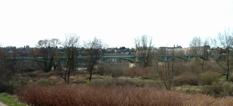 Nevers - Pont ferroviaire sur la Loire - Ensemble